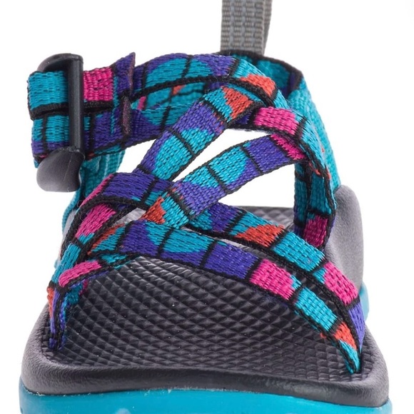 Chaco Unisex Kids ZX1 Ecotread J180264 Sport Sandals Break Teal Blue You… - Picture 10 of 14